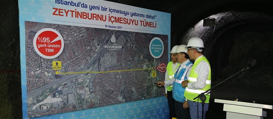 İSKİ İÇME SUYU TÜNEL İNŞAATI İŞİ (ZEYTİNBURNU-BAHÇELİEVLER)