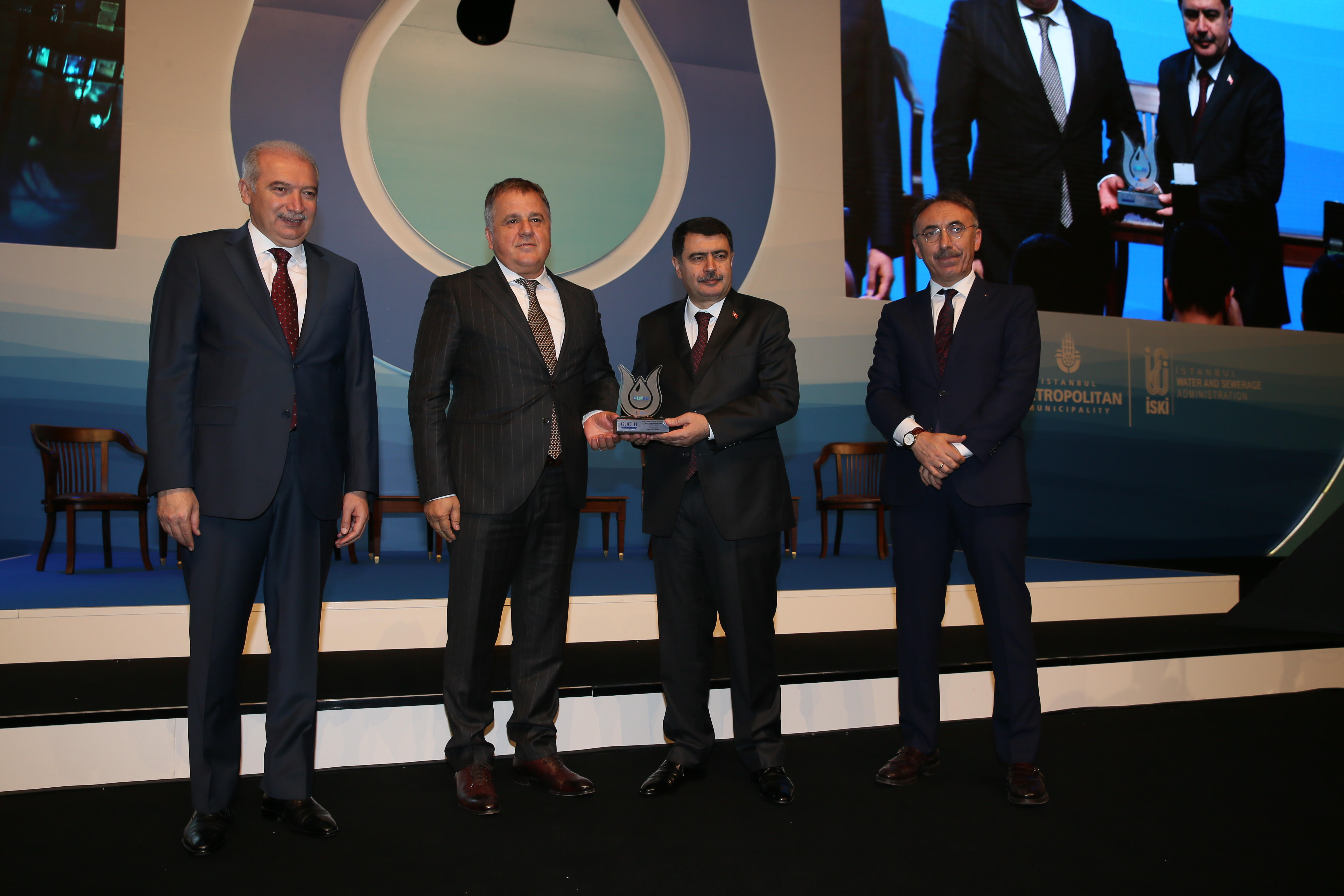 Yönetim Kurulu Başkanımız Hüseyin Çelik İSKİ Su Fuarında ödül aldı.